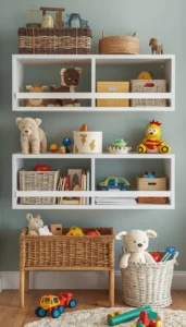 Decor Idea Use Open Toy Shelves