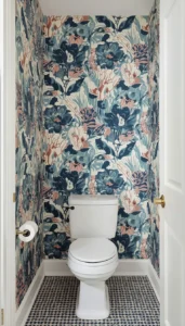 Decor Idea Use Patterned Wallpaper for a Feature Wall