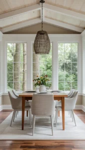 Decor Idea Use Slim Dining Chairs