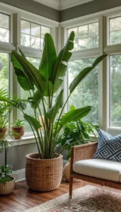 Decor Idea Use Tall Statement Plants