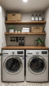 Decor Idea Use Wood Shelves or Accents