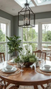 Decor Idea Use a Greenery Centerpiece