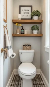 Decorate with Floating Shelves for Style and Storage