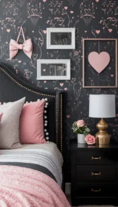 Decorate with heart and bow designs