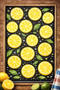 Draw Simple Lemon Slices
