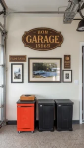 Hang metal or wooden wall signs