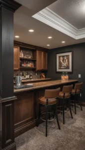 Home Bar Game Room Setup