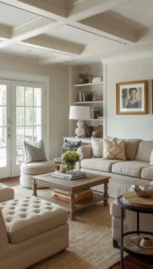 Include extra chairs or ottomans