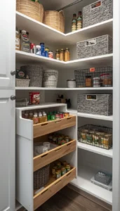 Install sliding drawers