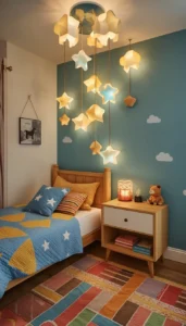 Install themed lighting fixtures