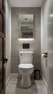 Keep fixtures simple and modern