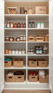 Keep frequently used items at eye level