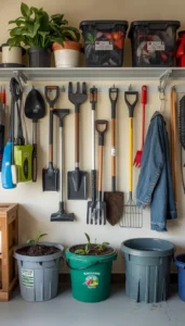 Keep gardening supplies together