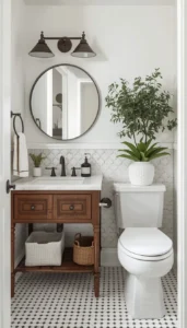 Keep greenery simple and balanced