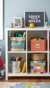 Label storage creatively