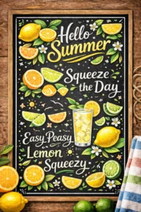 Lemon and Citrus Chalkboard Ideas