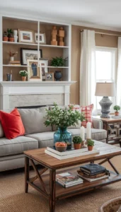 Living Room Patriotic Styling Ideas