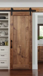 Match the door style with kitchen decor