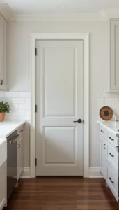 Match the door with cabinet panels