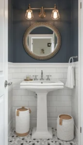 Match the mirror frame with fixtures