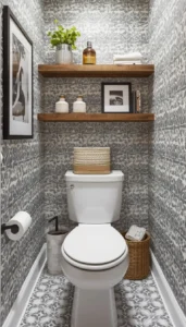 Match wallpaper with simple accessories