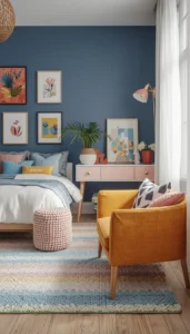 Mix neutral with pops of color