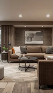 Modern Basement Lounge Ideas