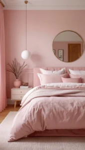 Modern Pink Bedroom Styling
