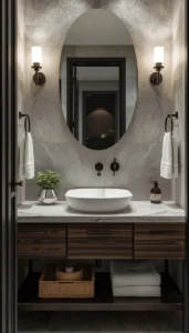 Modern Vanity with Statement Sink