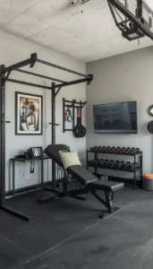 Multi Purpose Garage Gym Design