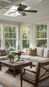 Multi Purpose Sunroom Living Space