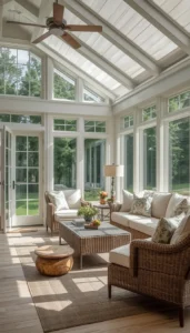 Natural Light Focused Sunroom Design