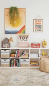 Organized Toy Storage Playroom Ideas