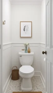 Paint walls in white or soft beige