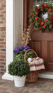Place Decorative Baskets Near the Door