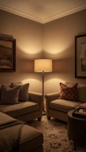 Place floor lamps near reading areas