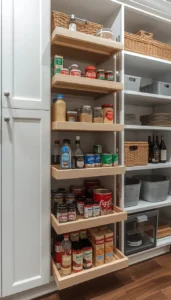 Place frequently used items in front