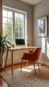 Place the desk near a window