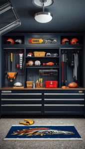 Set up a sports theme area