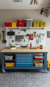 Set up a tool and workshop area