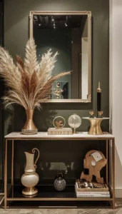 Show a few statement pieces only