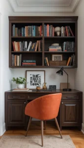 Small Space Home Library Office Ideas