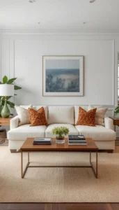 Style the Sofa Area to Create a Cozy Center