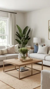 Summer Inspired Living Room Styling
