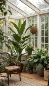 Sunroom Decorating with Plants