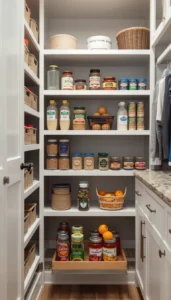 Try Pull Out Pantry Shelves for Better Accessibility