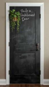 Try a Chalkboard Pantry Door for Functional Decor