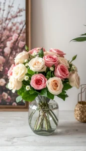 Use Fresh Flower Arrangements