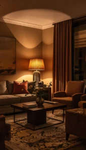 Use Layered Lighting for a Warm Atmosphere