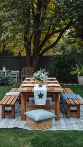 Use Picnic Style Table Setup